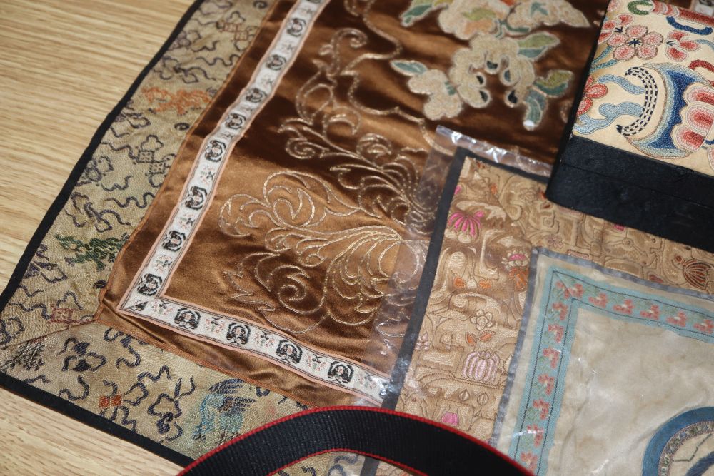 A 19th century Chinese embroideries (4)